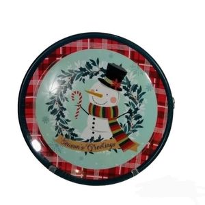 Christmas NEW Snowman Holiday Platter Xmas Kitchen Decor Grannyco…